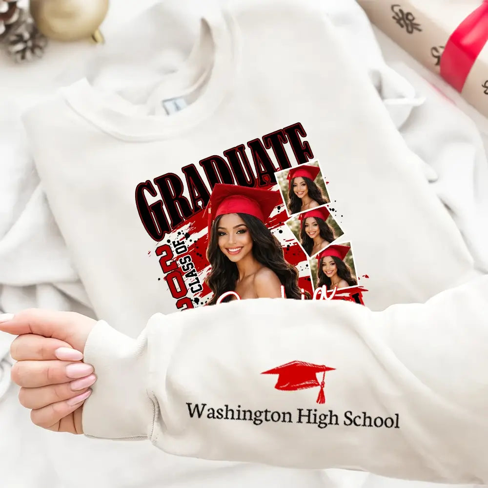 Custom Photo Class of 2026 - Personalized Graduate Gift Shirt Duconspace