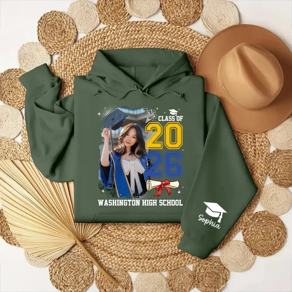 Custom Photo Class of 2026 - Personalized Graduation Shirt Duconspace