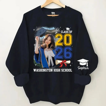 Custom Photo Class of 2026 - Personalized Graduation Shirt Duconspace