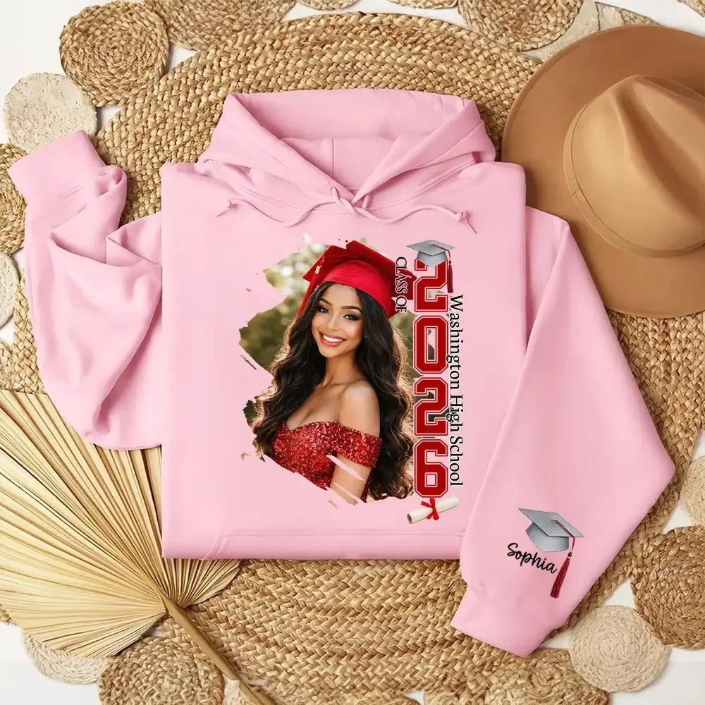 Custom Photo Graduate 2026 Shirt - Personalized Gift for Senior Duconspace