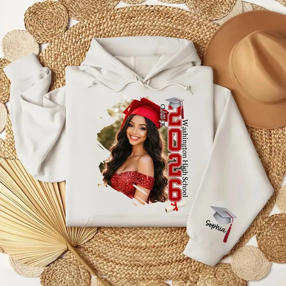 Custom Photo Graduate 2026 Shirt - Personalized Gift for Senior Duconspace