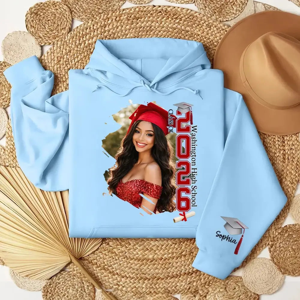 Custom Photo Graduate 2026 Shirt - Personalized Gift for Senior Duconspace