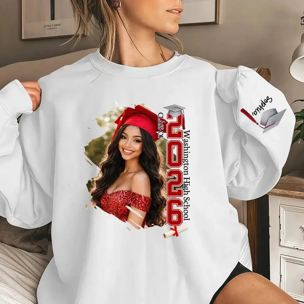 Custom Photo Graduate 2026 Shirt - Personalized Gift for Senior Duconspace