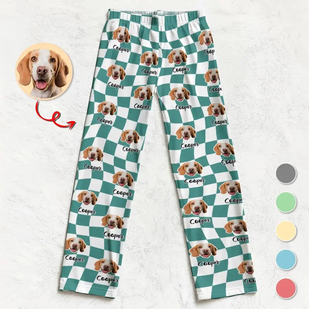 Custom Photo Pajama Pants - Personalized Gift for Pet Owners Duconspace