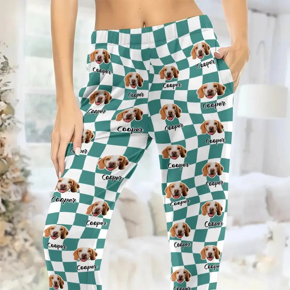 Custom Photo Pajama Pants - Personalized Gift for Pet Owners Duconspace