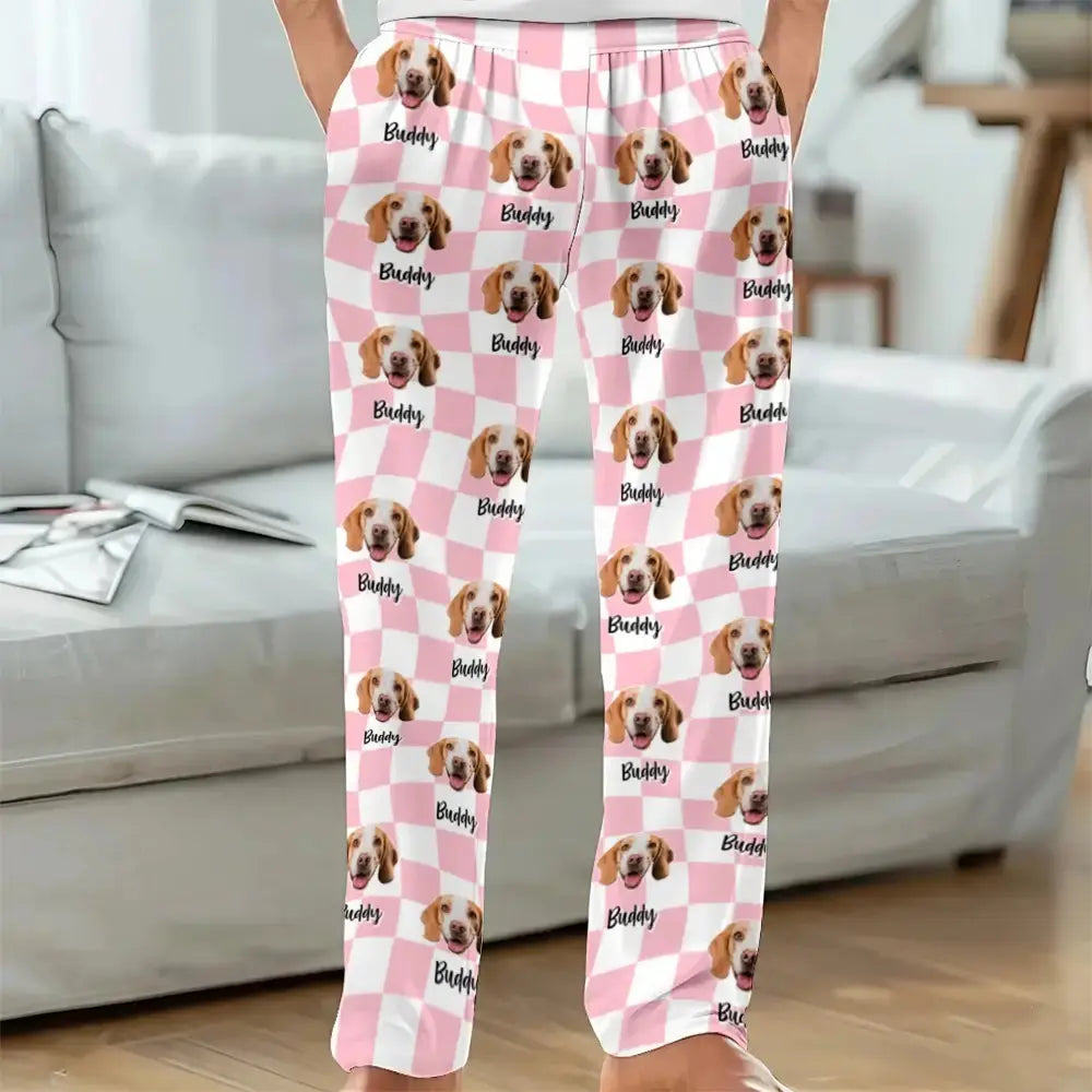 Custom Photo Pajama Pants - Personalized Gift for Pet Owners Duconspace