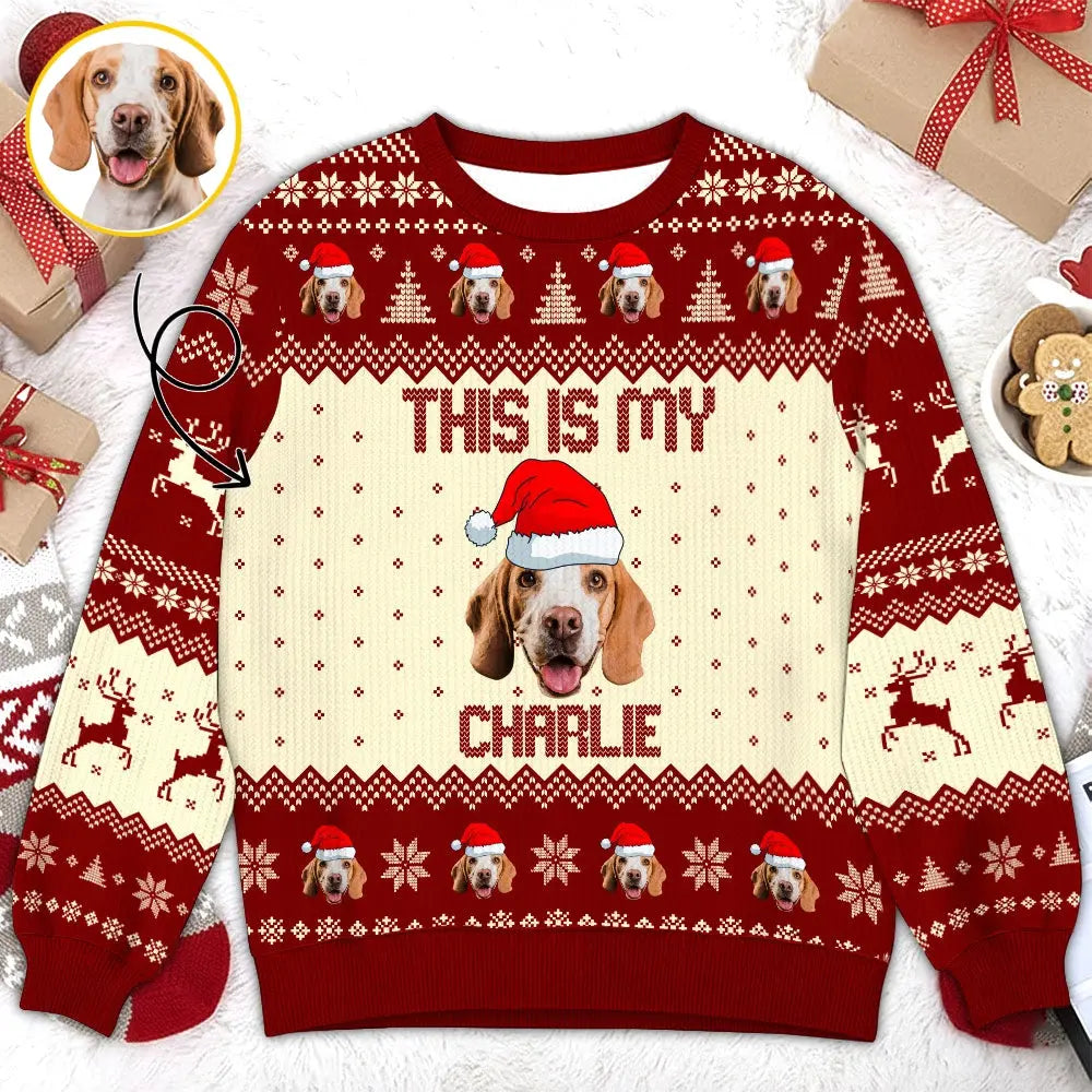 Custom Photo Ugly Sweater - Personalized Christmas Gift for Pet Lovers Duconspace