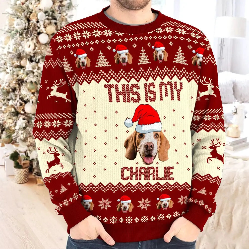 Custom Photo Ugly Sweater - Personalized Christmas Gift for Pet Lovers Duconspace