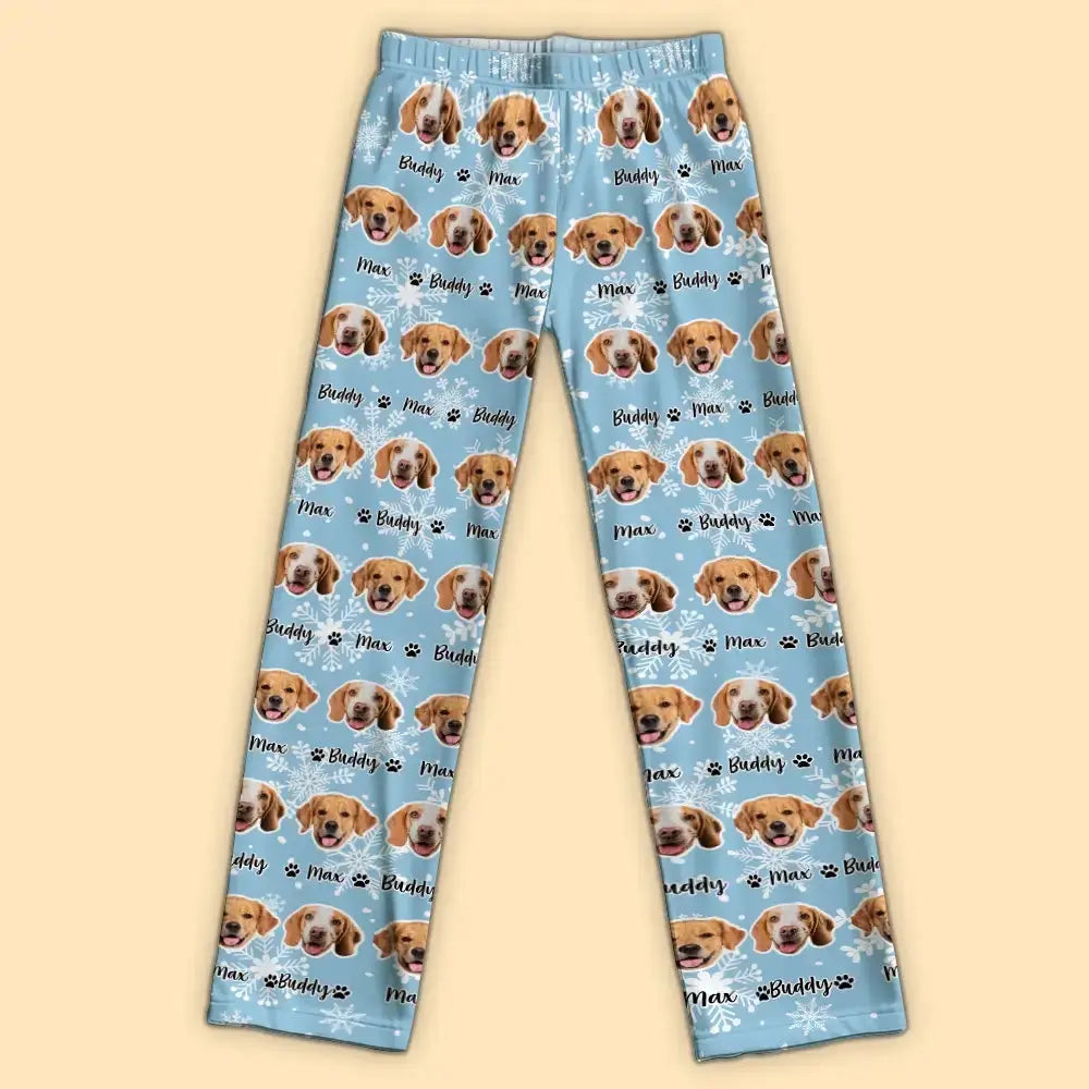 Custom Photo Your Pet Face - Personalized Pajama Pants, Gift for Pet Owners Duconspace