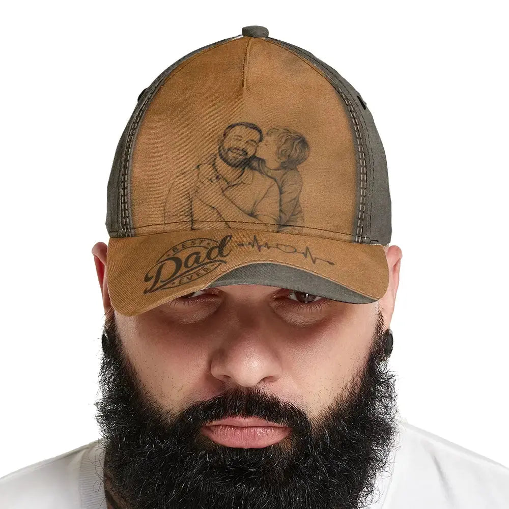 Custom Photo on Hat - Personalized Gift for Father Day Duconspace