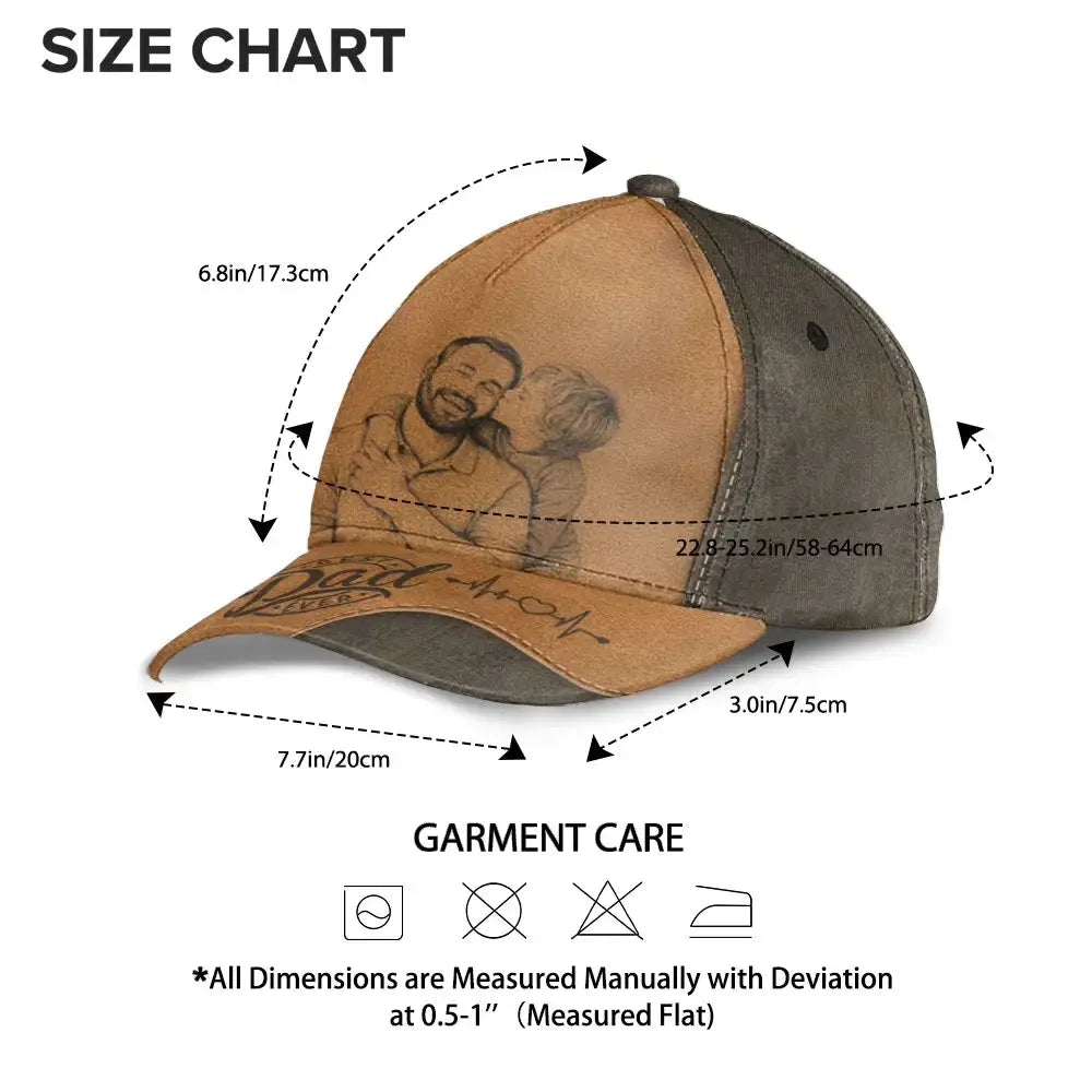 Custom Photo on Hat - Personalized Gift for Father Day Duconspace
