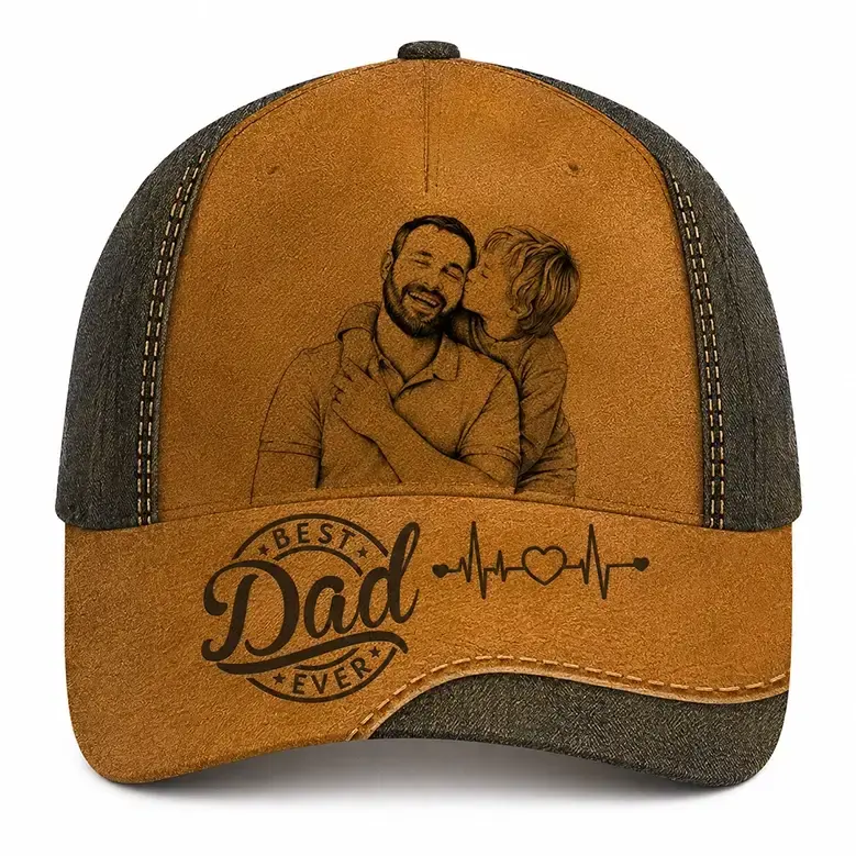 Custom Photo on Hat - Personalized Gift for Father Day Duconspace