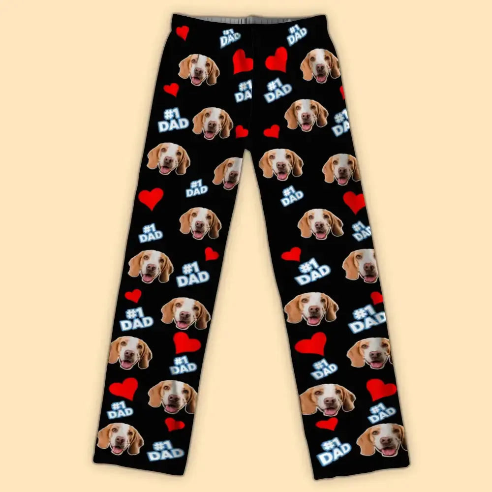 Custom Photo on Pajama Pants - Personalized Gift for Family Members Duconspace
