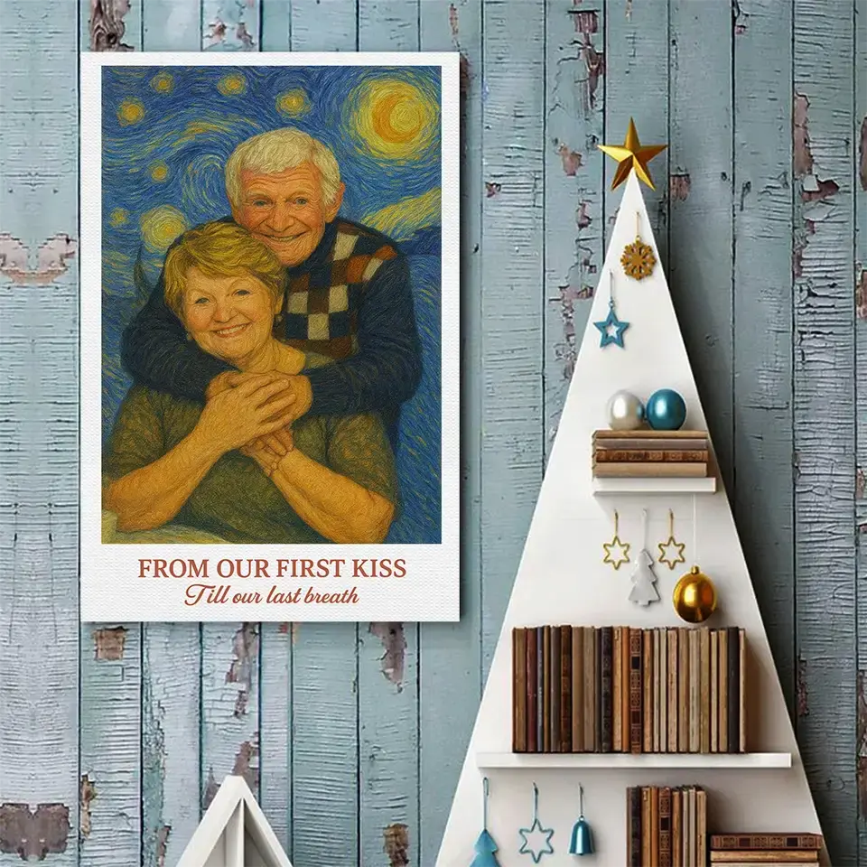 Custom Portrait Poster – Wedding Anniversary Gift for Wife Duconspace