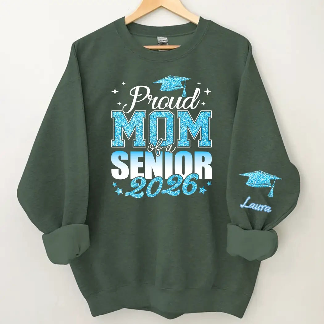 Custom Proud Dad or Mom Senior 2026 Graduation Sweater Gift