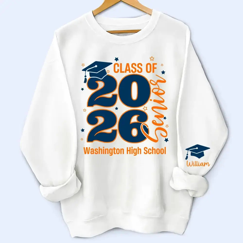 Custom Senior 2026 Shirt - Personalized Gift for Graduation Duconspace