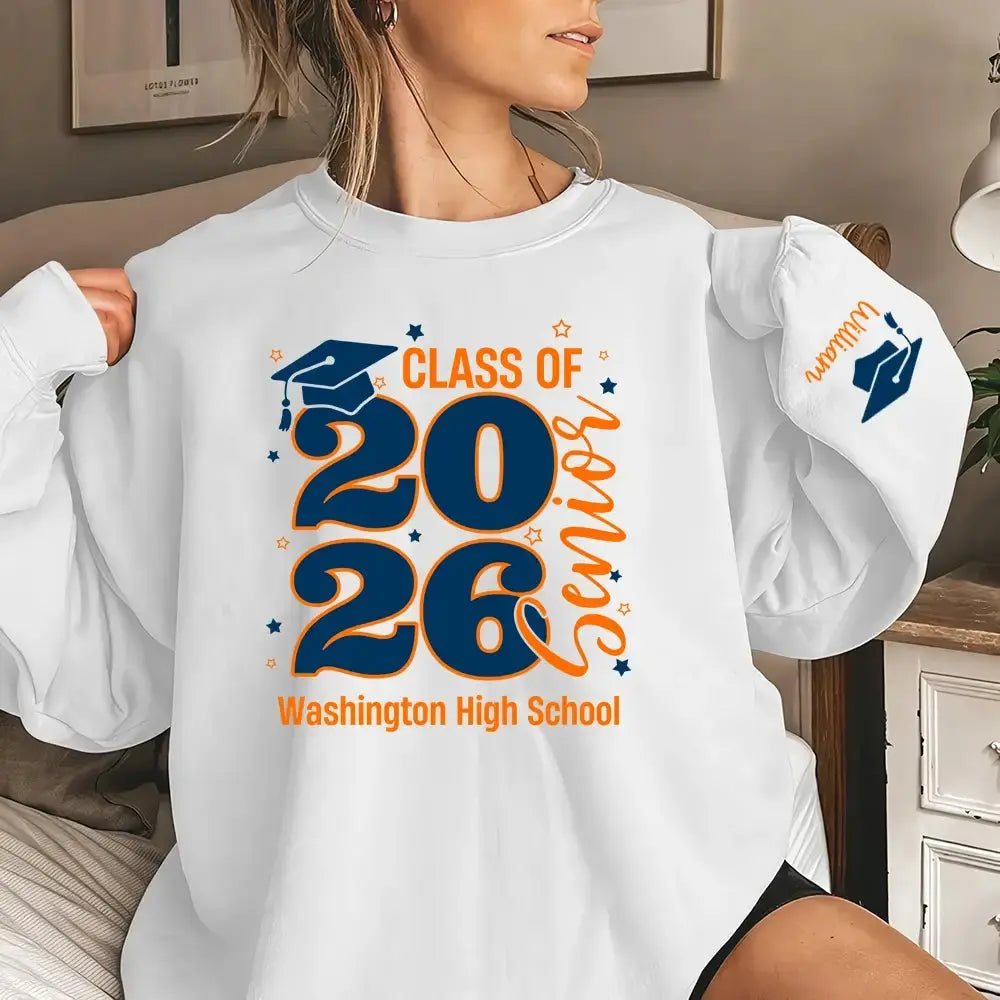 Custom Senior 2026 Shirt - Personalized Gift for Graduation Duconspace