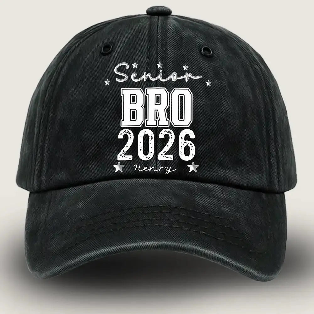Custom Senior Dad 2026 Cap - Personalised Gift for Graduation Day Duconspace