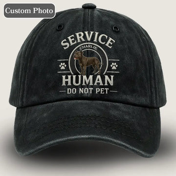 [Custom Photo] Service Dog Cap - Do Not Pet Name Hat