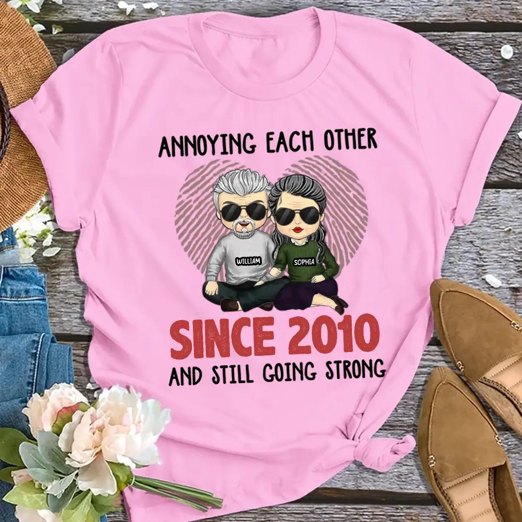Custom Shirt for Couple - Annoying Each Other Shirt