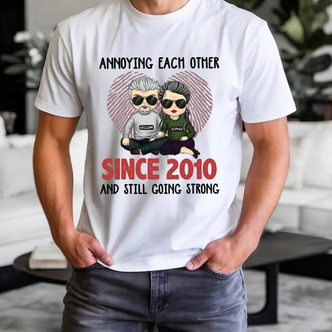Custom Shirt for Couple - Annoying Each Other Shirt