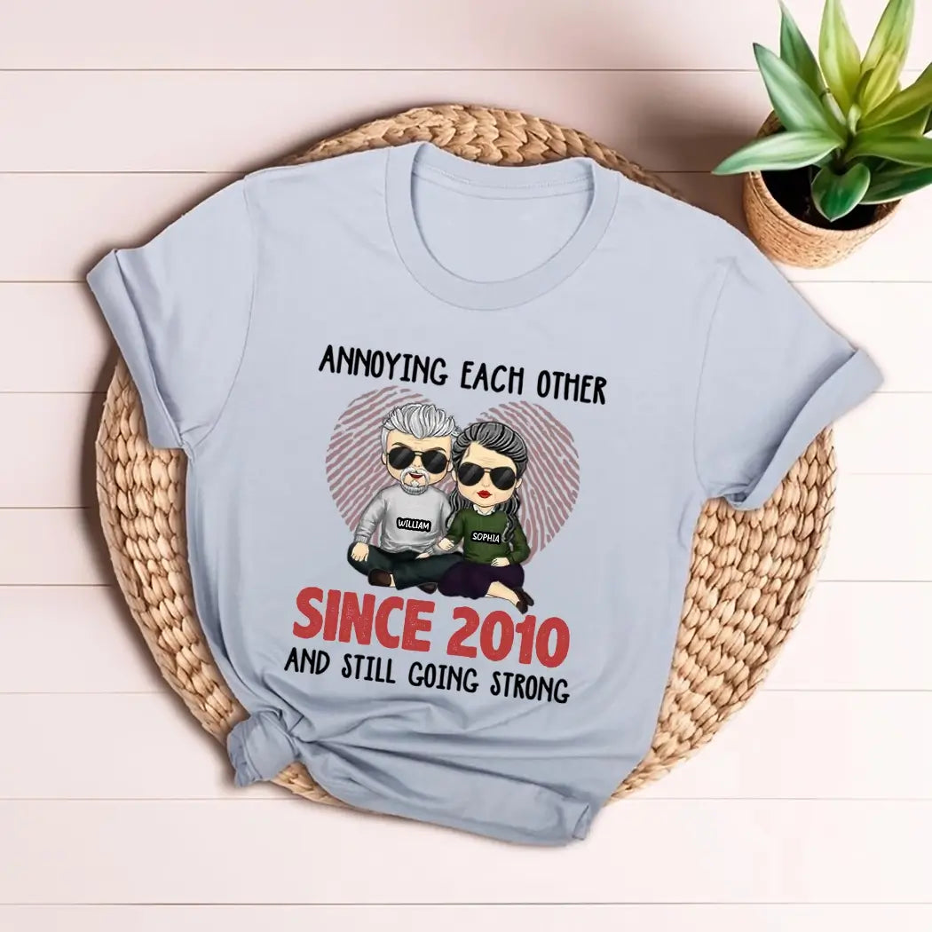 Custom Shirt for Couple - Annoying Each Other Shirt