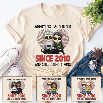 Custom Shirt for Couple - Annoying Each Other Shirt