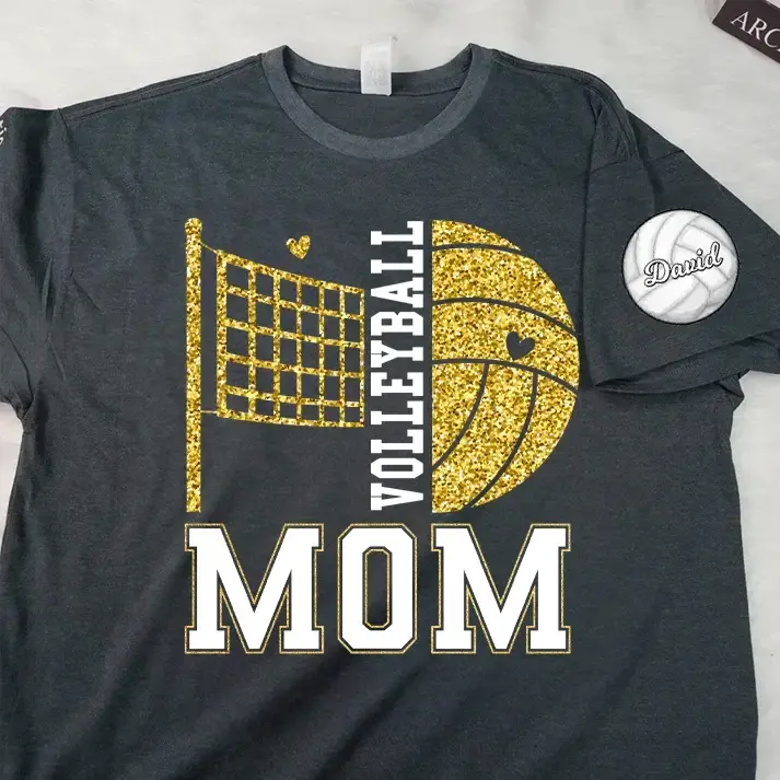 Custom Volleyball Mom Game Day Shirt - Personalized Gift for Mom Duconspace