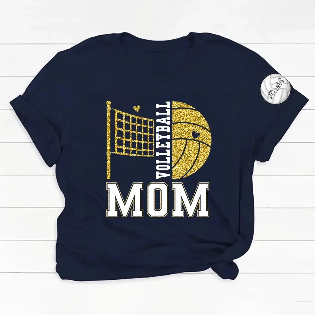 Custom Volleyball Mom Game Day Shirt - Personalized Gift for Mom Duconspace