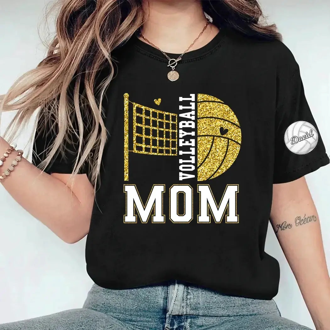 Custom Volleyball Mom Game Day Shirt - Personalized Gift for Mom Duconspace