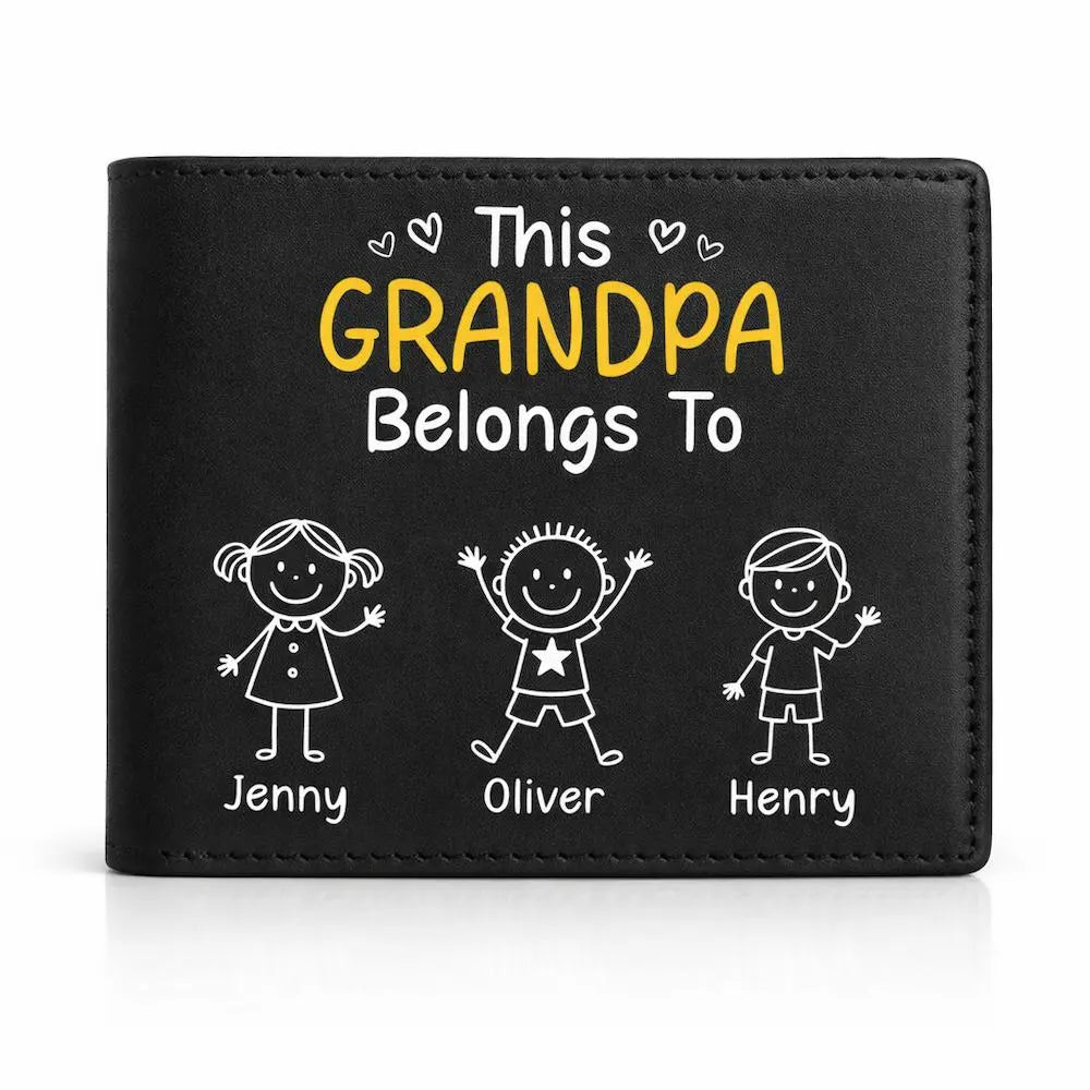 Custom Wallet for Grandpa, This Grandpa Belong To Wallet Duconspace
