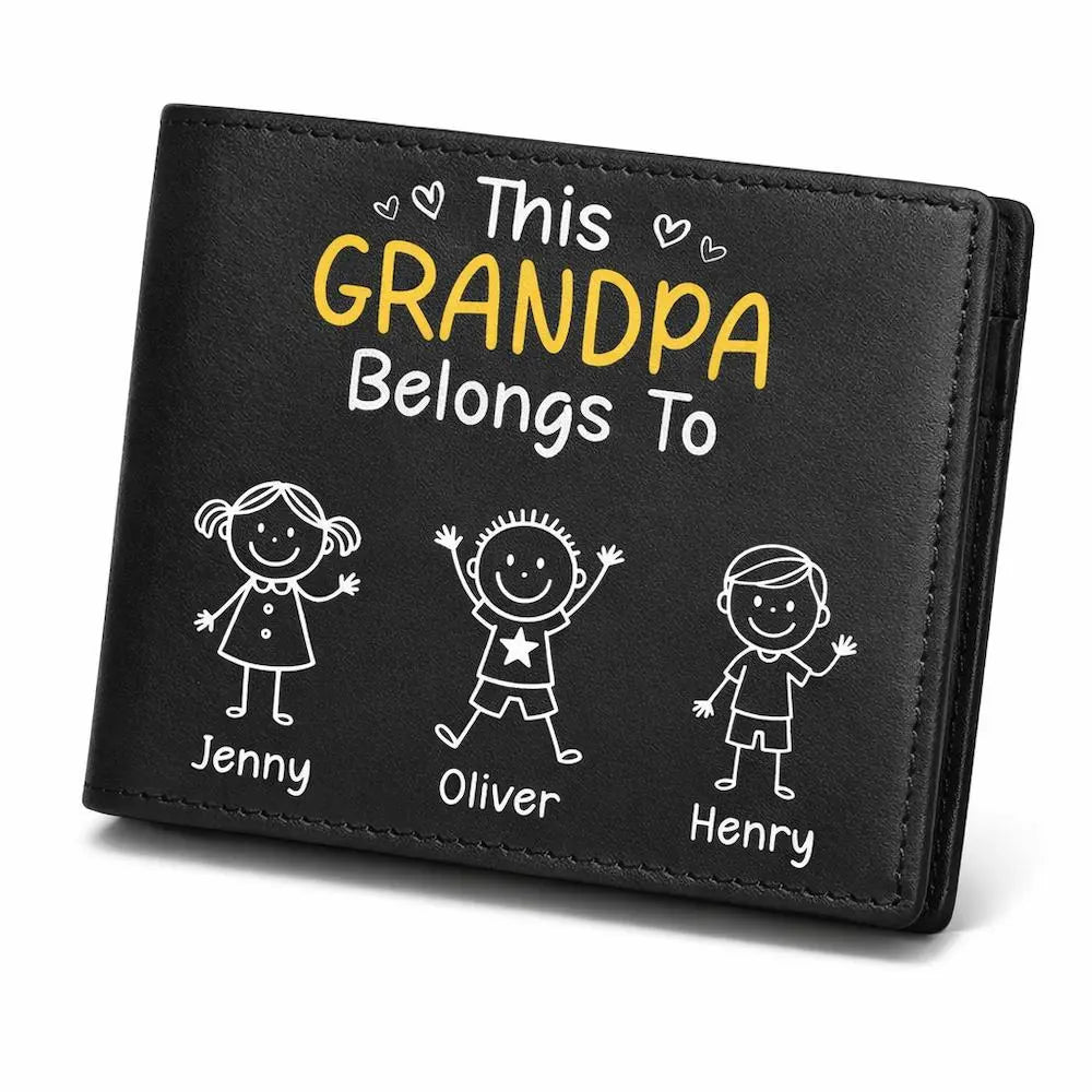 Custom Wallet for Grandpa, This Grandpa Belong To Wallet Duconspace