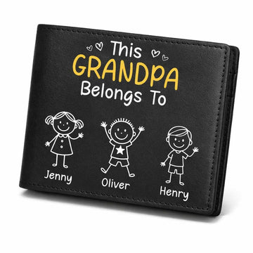 Custom Wallet for Grandpa, This Grandpa Belong To Wallet Duconspace