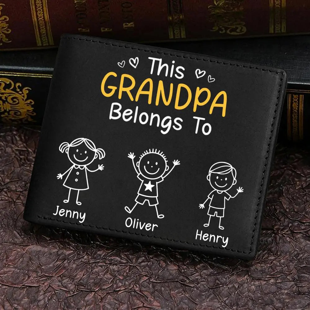 Custom Wallet for Grandpa, This Grandpa Belong To Wallet Duconspace