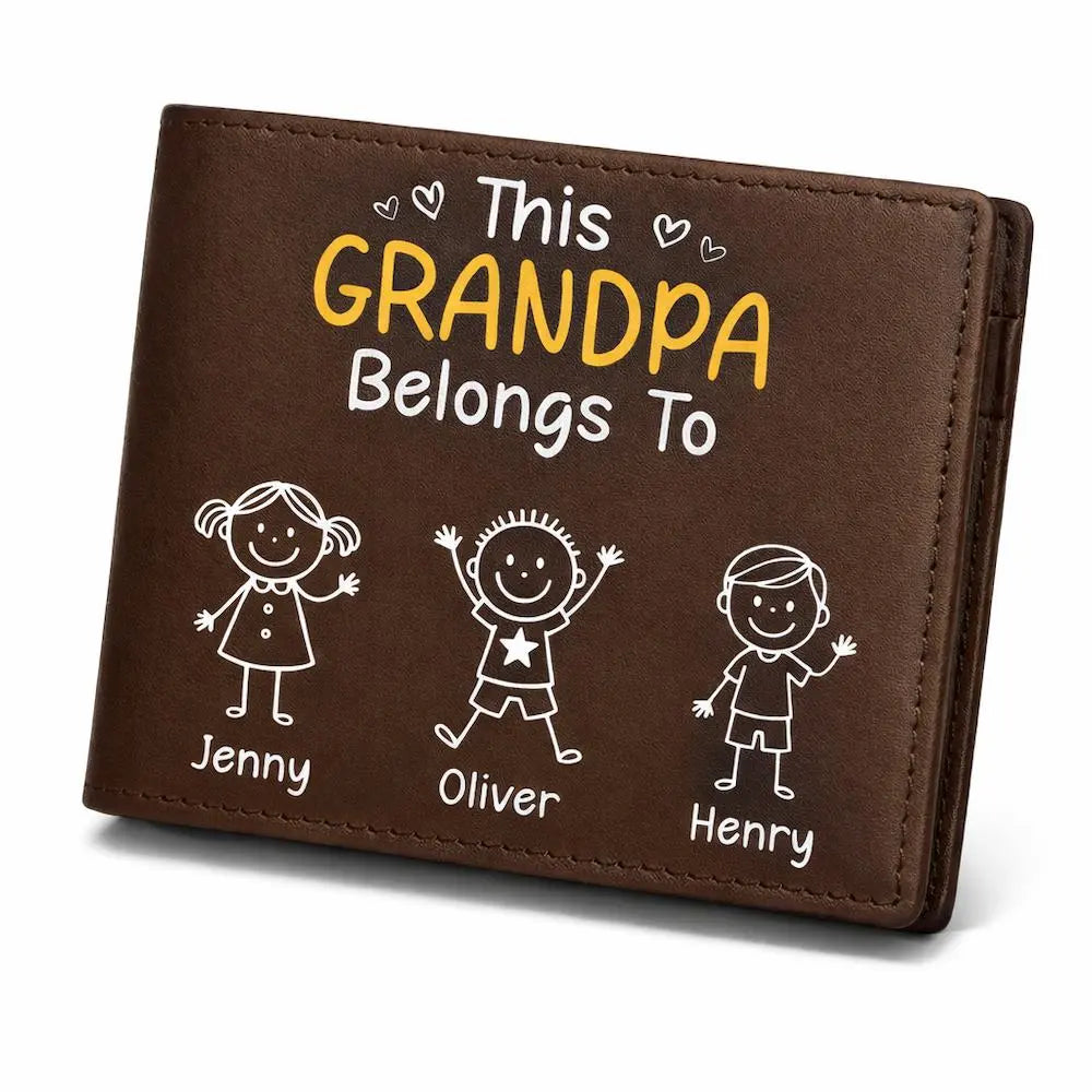 Custom Wallet for Grandpa, This Grandpa Belong To Wallet Duconspace