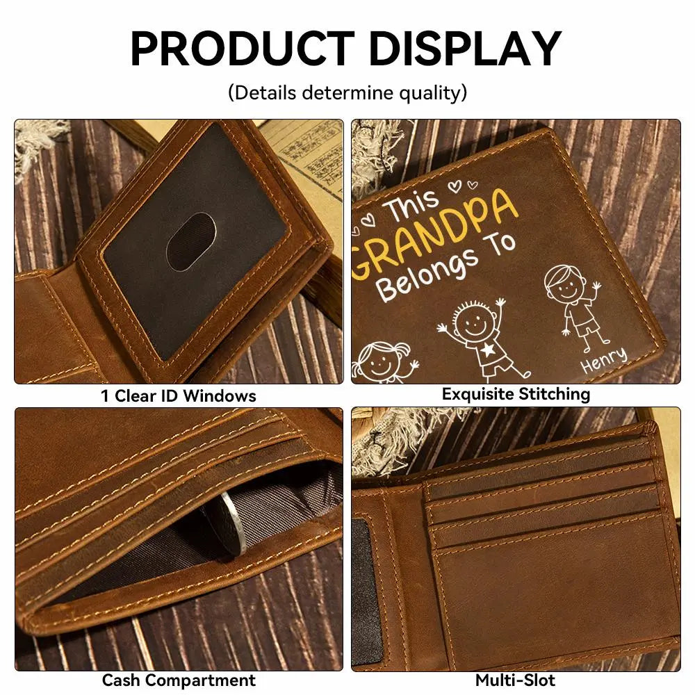 Custom Wallet for Grandpa, This Grandpa Belong To Wallet Duconspace
