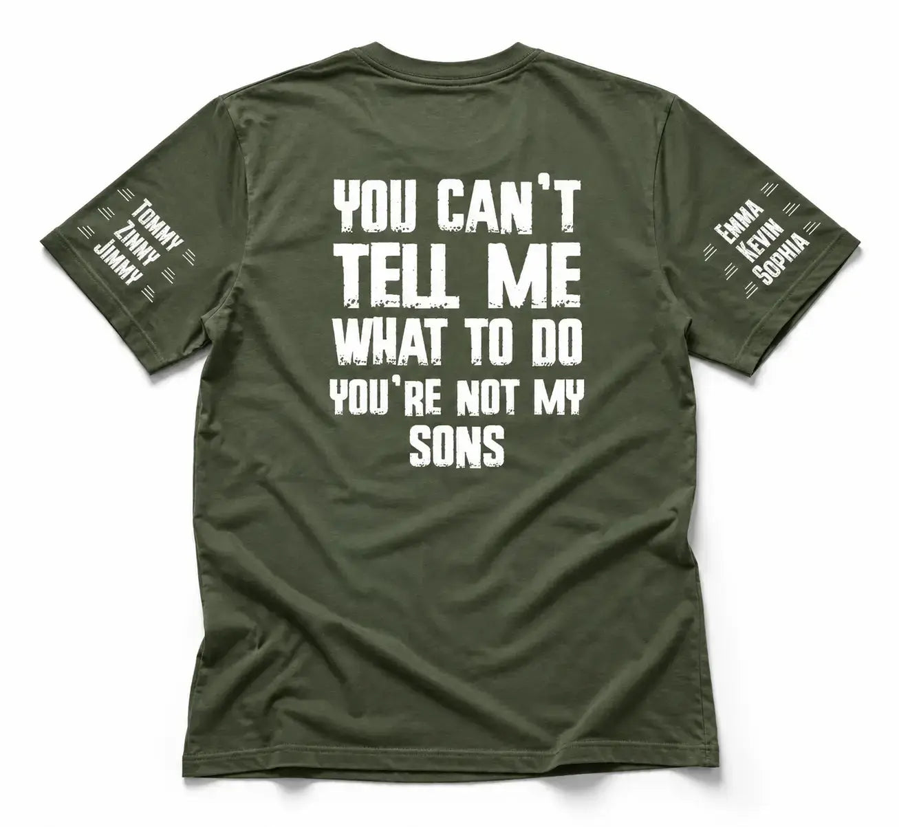 Custom You Can Not Tell Me What to Do Shirt - Meaningful Personalized Gift Duconspace