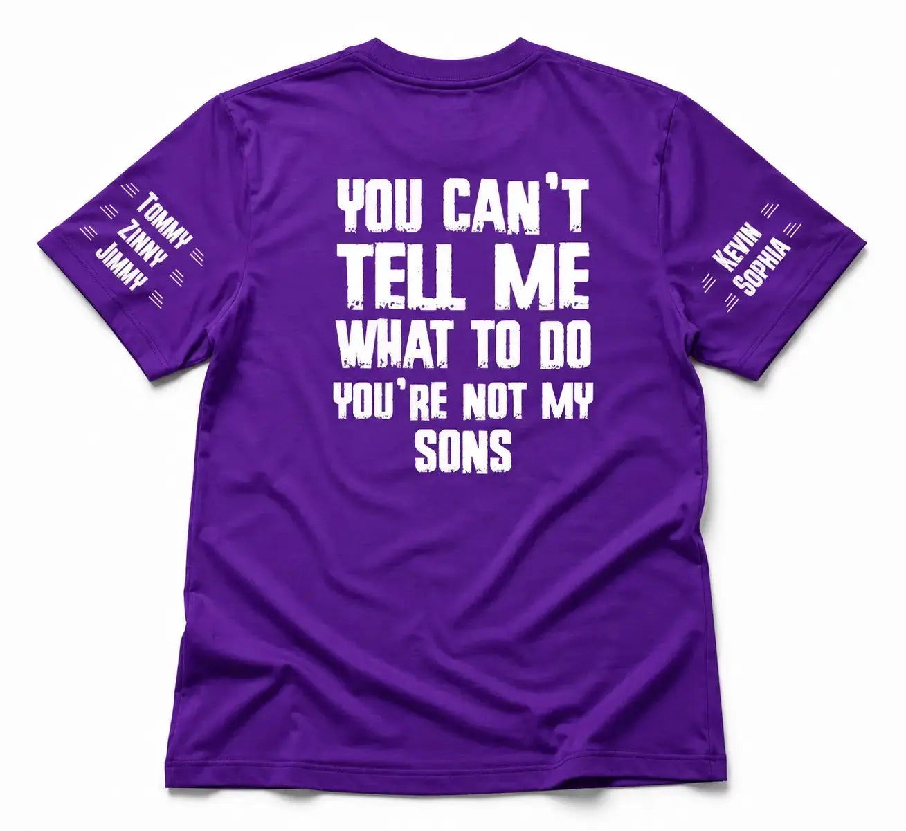 Custom You Can Not Tell Me What to Do Shirt - Meaningful Personalized Gift Duconspace