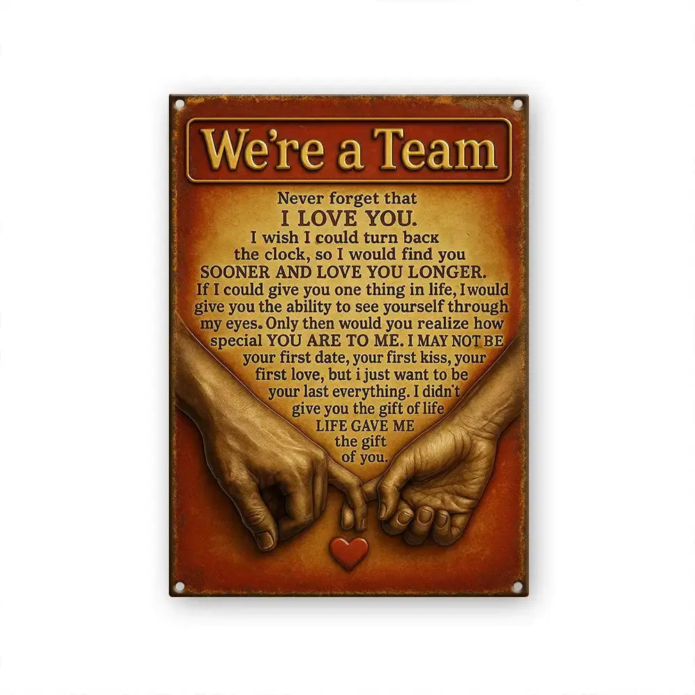 Anniversary Gift – Personalized Vintage Anniversary Metal Sign Duconspace