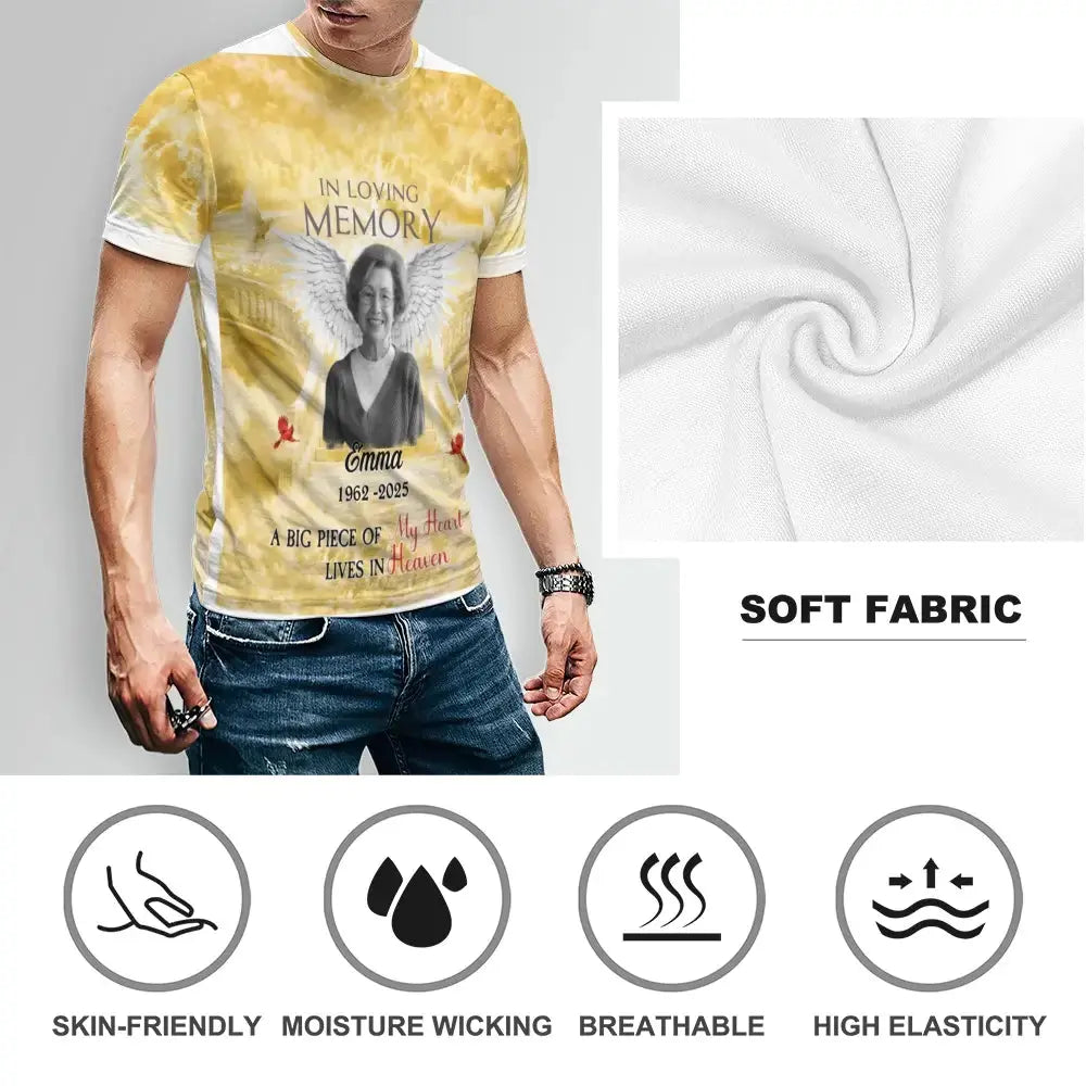 Custom in Loving Memory - Personalized Shirt for Memorial Day