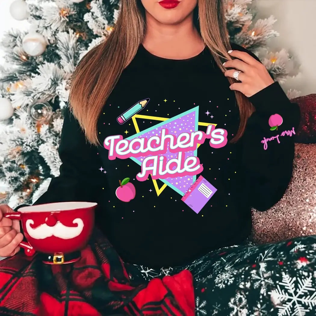Cute Teacher Shirt 80's 90's Back To School Gift Shirt
