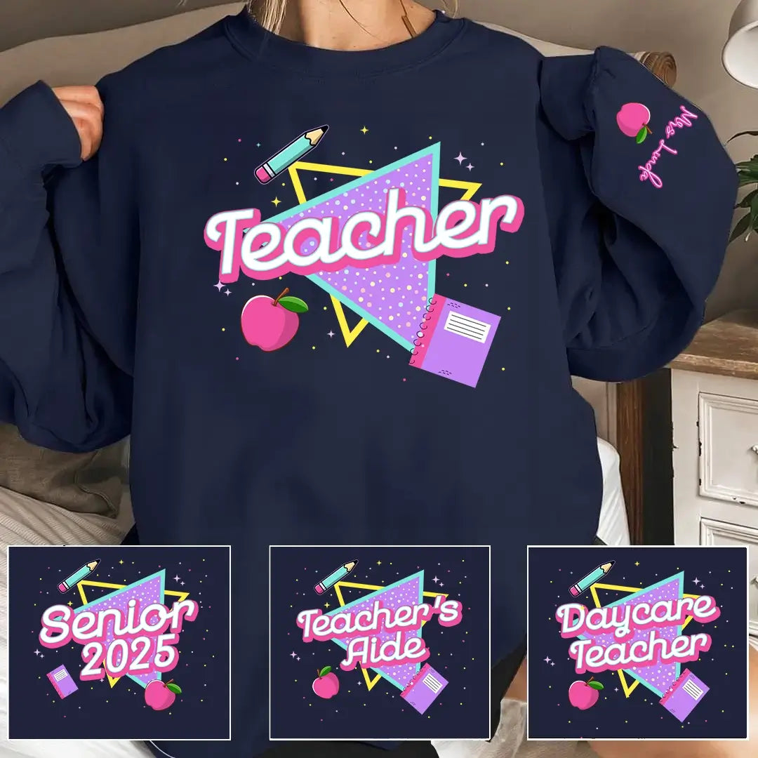 Cute Teacher Shirt 80's 90's Back To School Gift Shirt