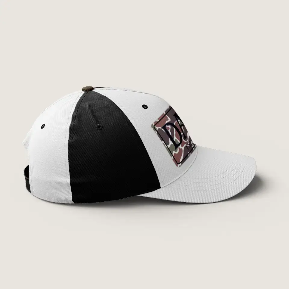 Dad Life, Worn with Pride – Custom Trucker Hat with Leatherette Patch, Perfect Christmas or New Dad Gift for Husband, Grandpa, and Outdoor Lovers Ducon Space