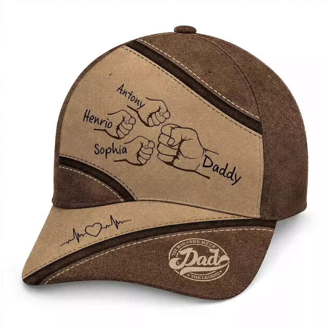 Dad The Man The Myth The Legend Classic Cap, Gift for Dad, Grandpa & Husband Duconspace
