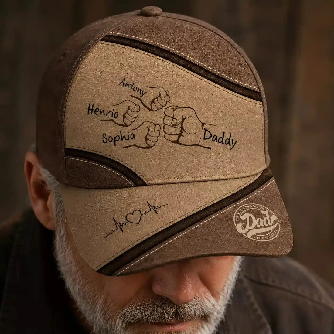Dad The Man The Myth The Legend Classic Cap, Gift for Dad, Grandpa & Husband Duconspace