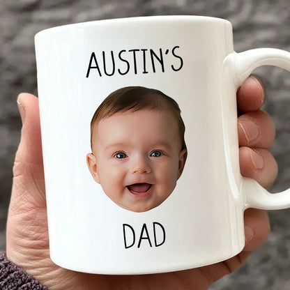 Personalized name mug for new dad