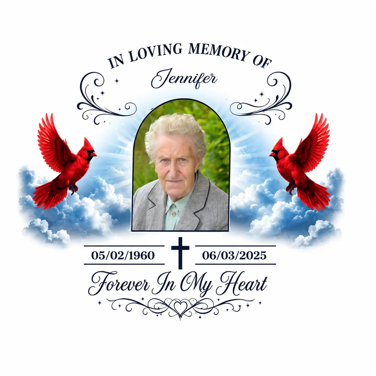 Decal In Loving Memory Memorial Human Custom Gifts Duconspace