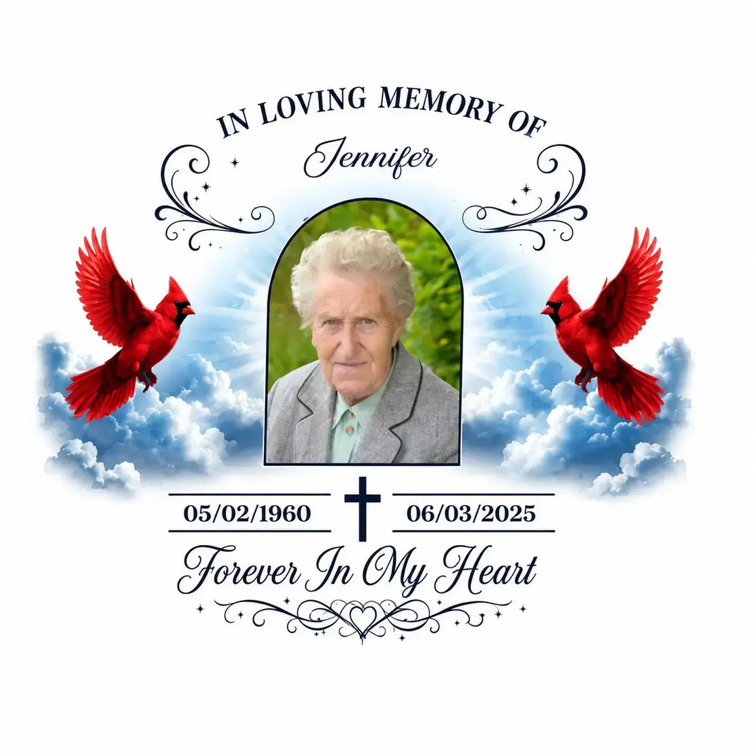 Decal In Loving Memory Memorial Human Custom Gifts Duconspace