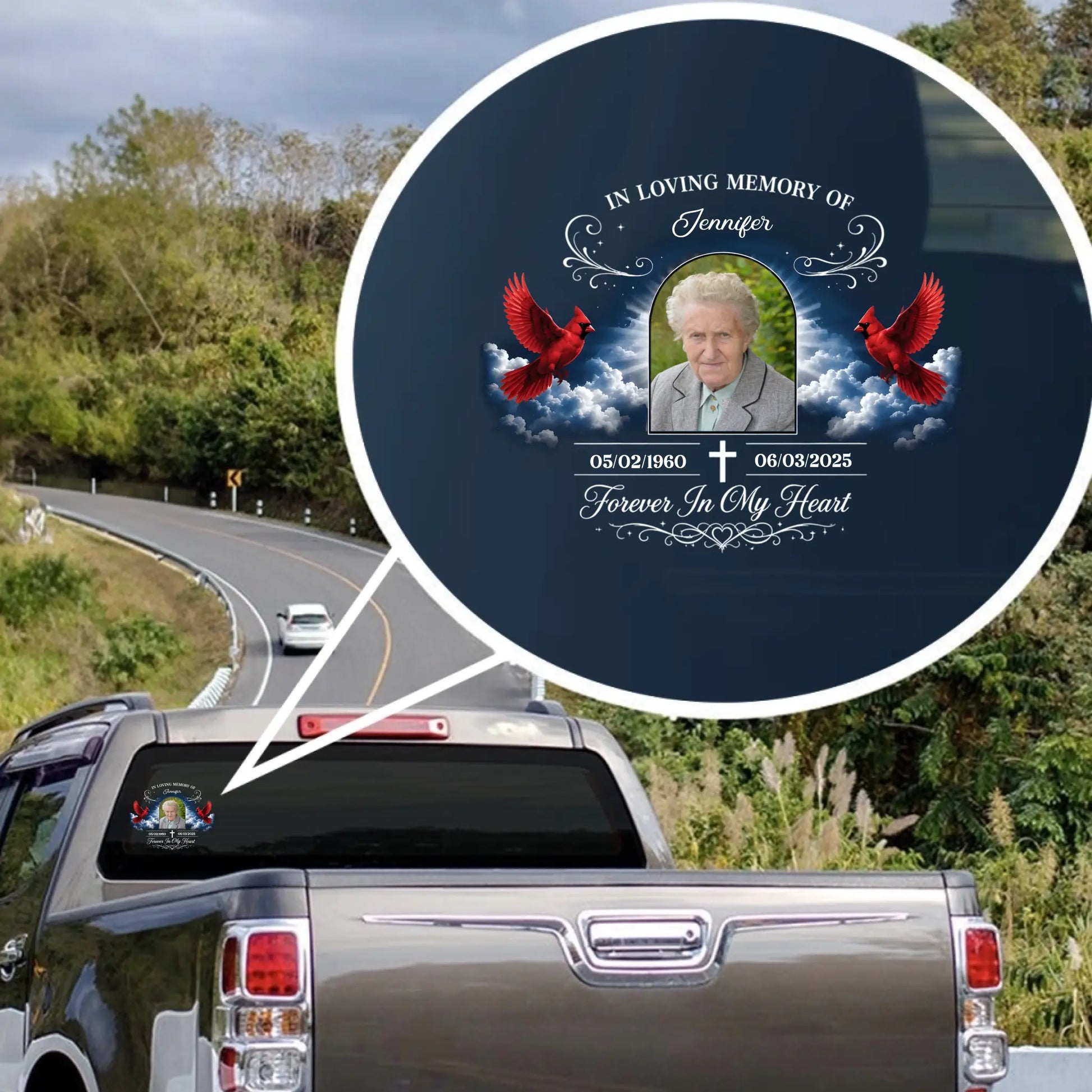 Decal In Loving Memory Memorial Human Custom Gifts Duconspace