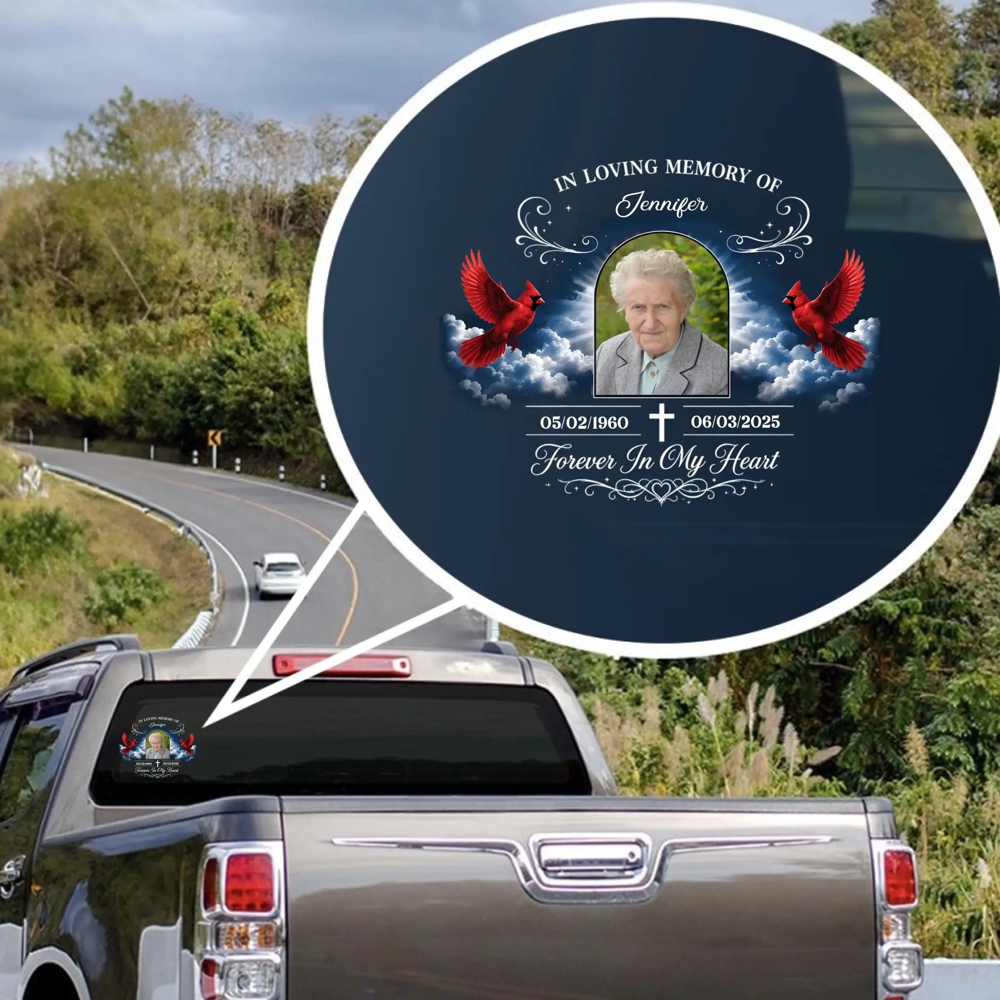 Decal In Loving Memory Memorial Human Custom Gifts Duconspace